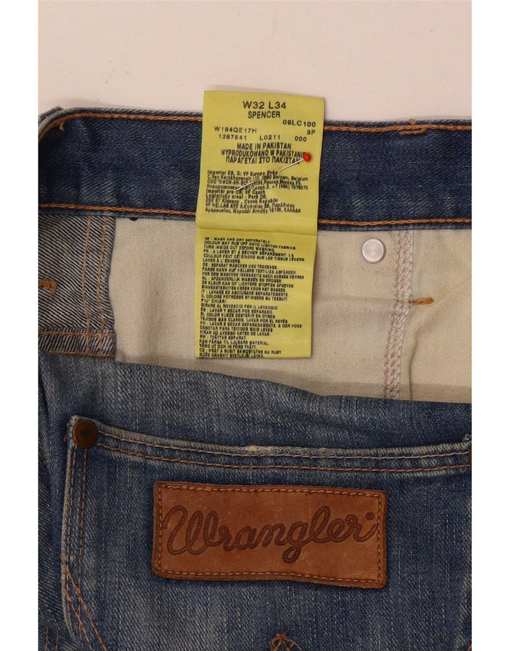 Blugi pentru bărbați Wrangler Spencer Slim W32 L34 Bumbac albastru