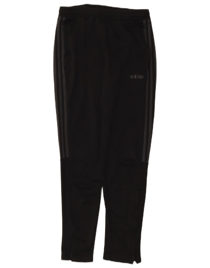 Pantaloni de trening Adidas Climalite pentru bărbați, poliester mediu negru