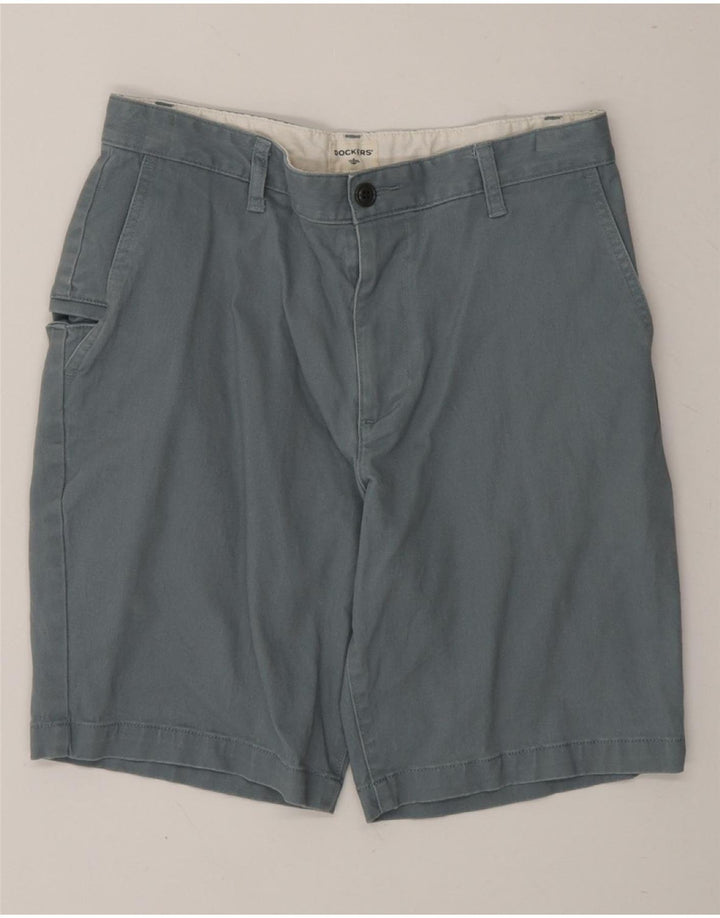 DOCKERS Mens Cargo Shorts W30 Medium Blue Cotton Vintage Dockers and Second-Hand Dockers from Messina Hembry 