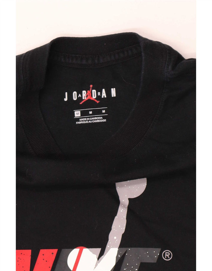 Tricou grafic pentru bărbați Jordan Top Mediu Negru