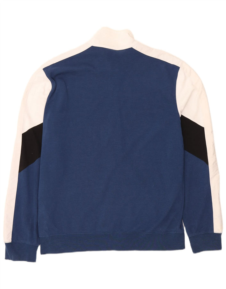 Jachetă de trening pentru bărbați CHAMPION, bumbac color bloc XL, albastru