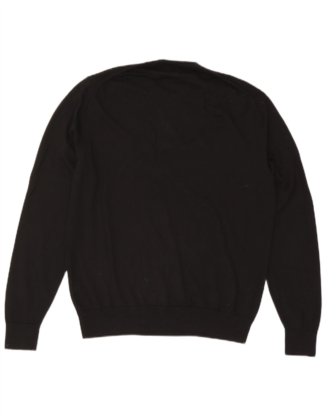Pulover pentru bărbați Paul Smith, cu gât crew, lână mare, neagră