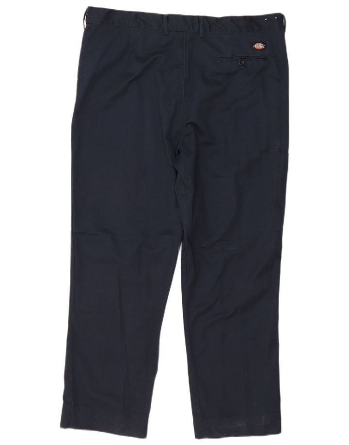 Pantaloni de costum drept bărbați Dickies L40 L28 bleumarin poliester Classic