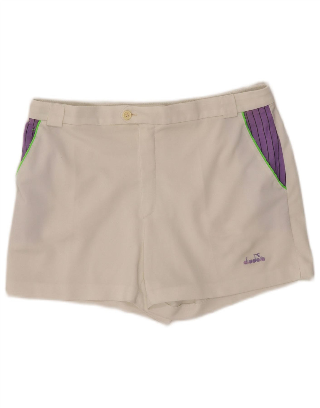 Pantaloni scurți chino pentru femei Diadora W33 Large White Colorblock