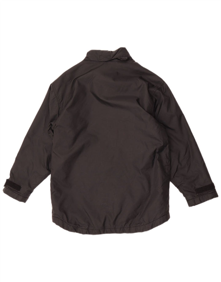 Jachetă de ploaie cu glugă Reebok pentru băieți 13-14 ani, mare, negru, nailon