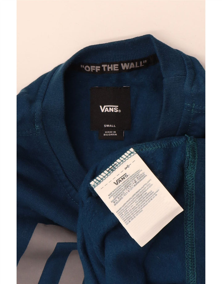 Hanorac grafic pentru bărbați VANS Pulover mic, albastru, bumbac