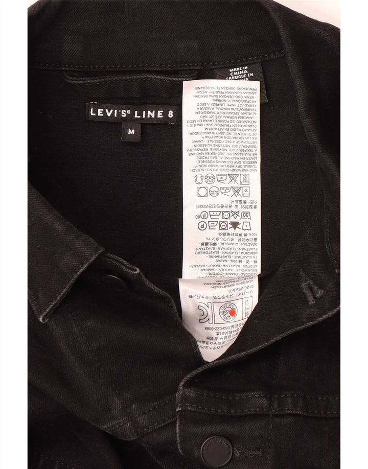 Jachetă de blugi pentru bărbați Levi's Line 8, bumbac negru mediu clasic