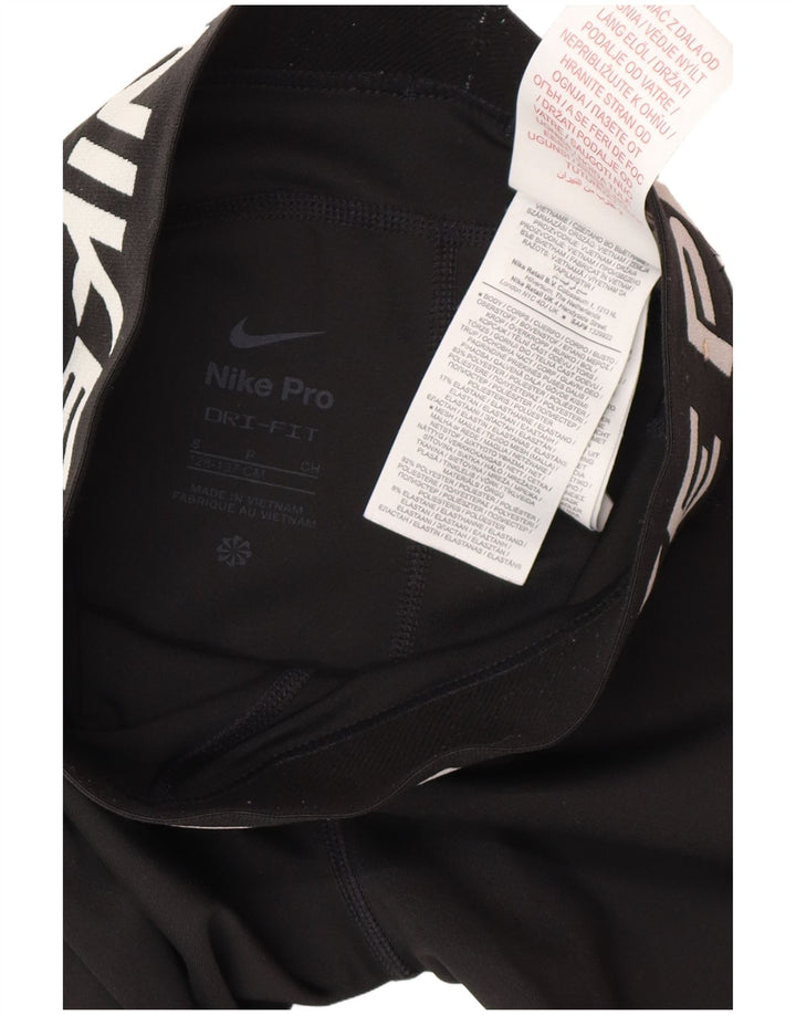 Leggings Nike Fete Dri Fit Graphic 8-9 ani Poliester negru mic