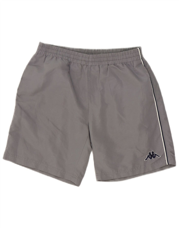 Pantaloni scurți sport Kappa pentru bărbați, poliester mici, gri