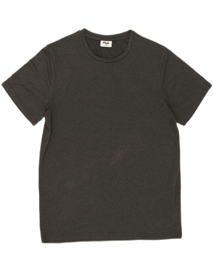 FILA Mens T-Shirt Top Medium Grey Polyester Vintage Fila and Second-Hand Fila from Messina Hembry 