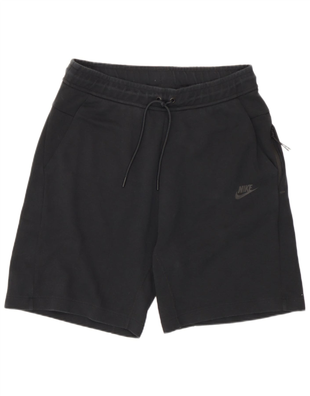 Pantaloni scurți sport Nike pentru bărbați, bumbac mediu negru