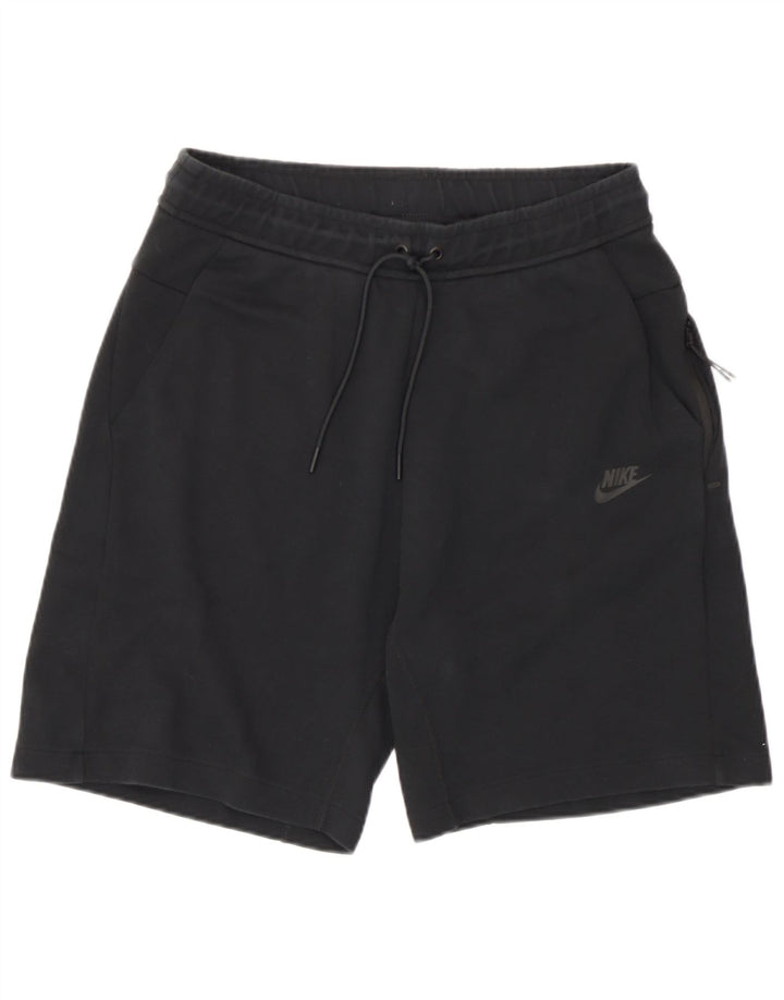 Pantaloni scurți sport Nike pentru bărbați, bumbac mediu negru
