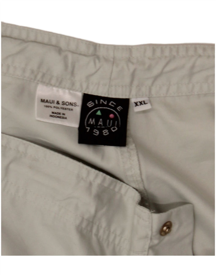 Bermude pentru bărbați MAUI AND SONS Cargo 2XL W40 Poliester gri