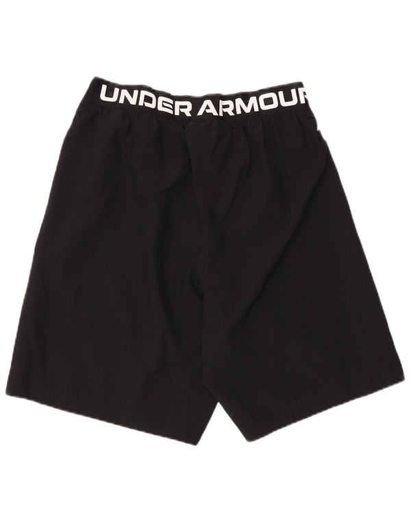 Pantaloni scurți sport Under Armour pentru bărbați, poliester mediu negru