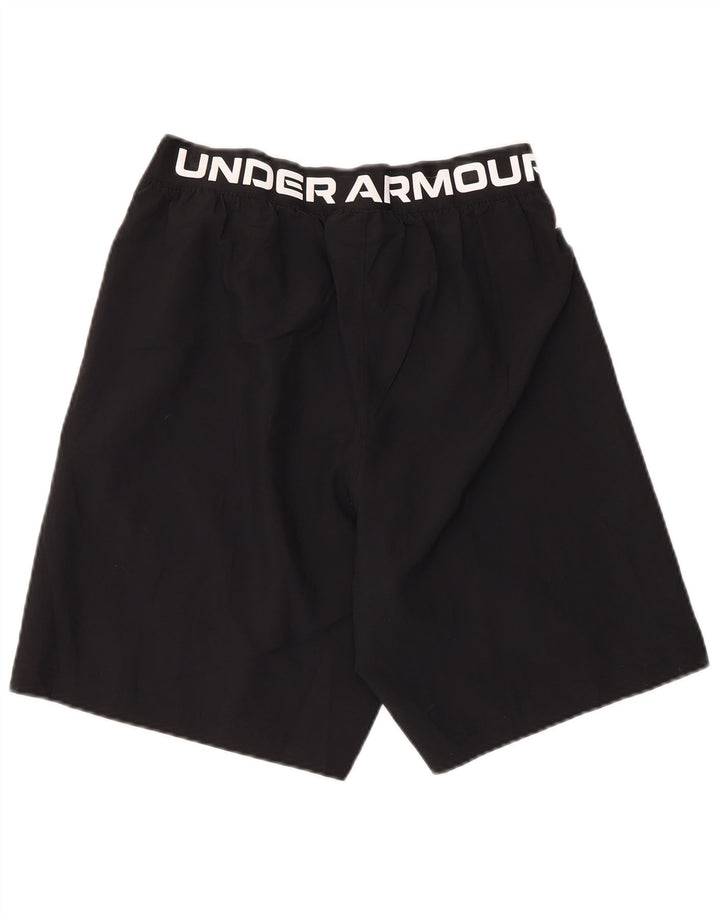 Pantaloni scurți sport Under Armour pentru bărbați, poliester mediu negru