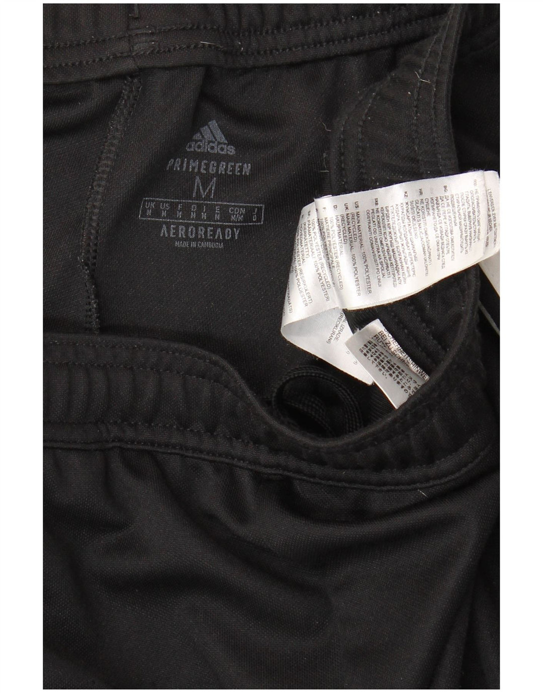 Pantaloni de trening Adidas Aeroready pentru bărbați, poliester mediu negru