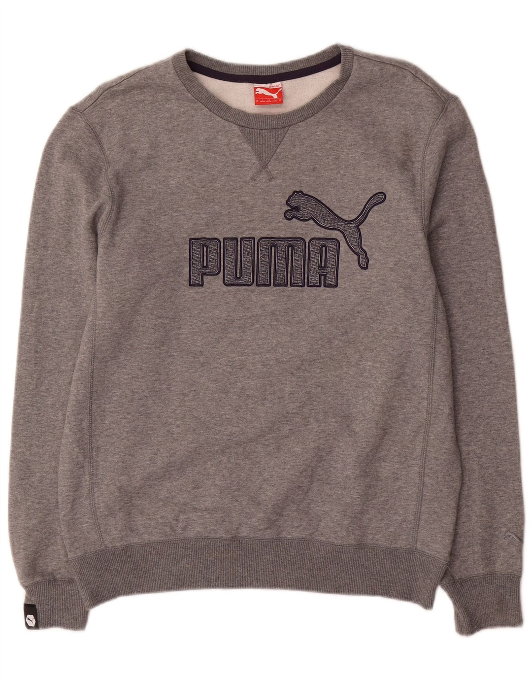 Pulover pentru bărbați Puma Graphic Regular Fit, bumbac, gri mediu