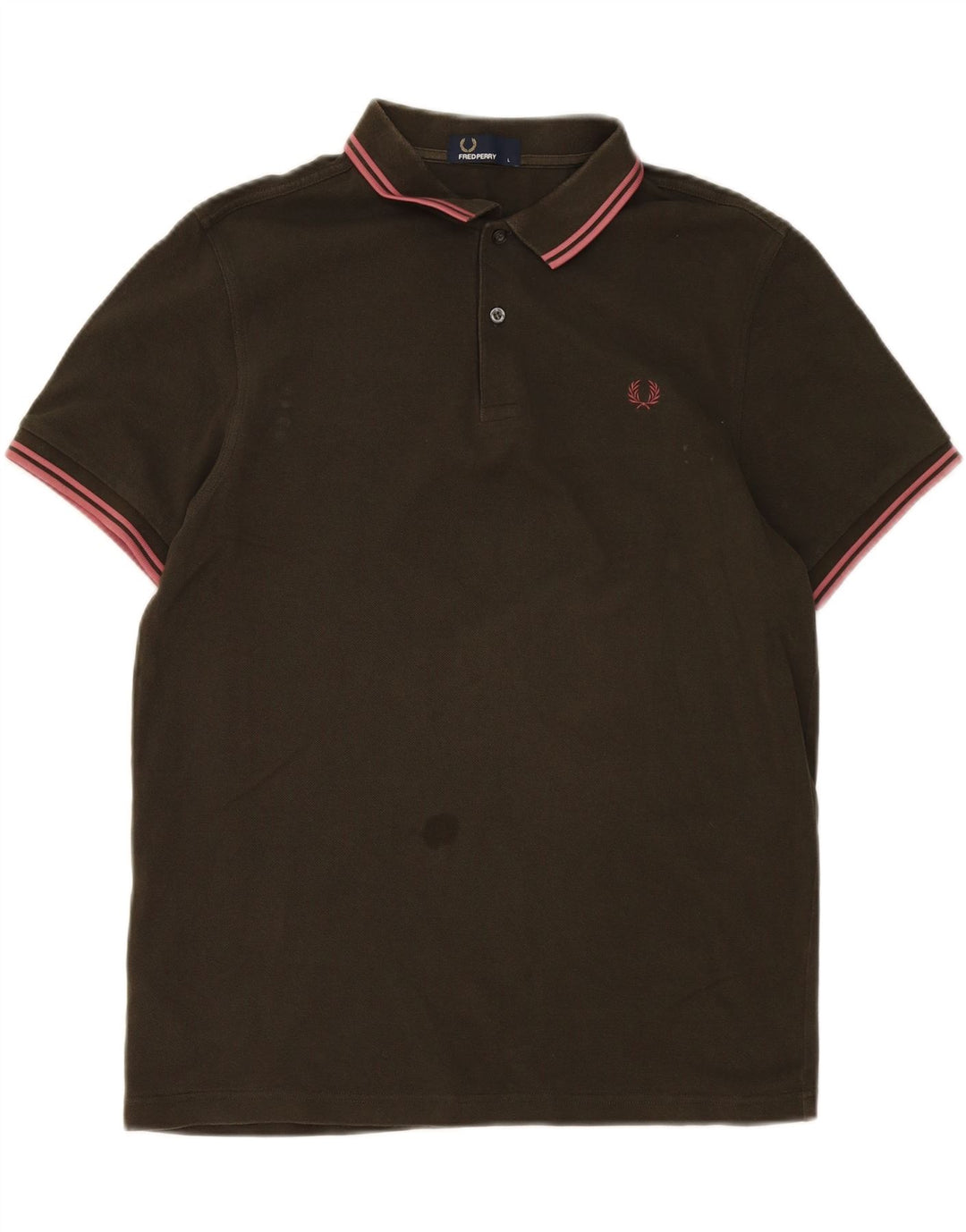 Cămașă polo Fred Perry pentru bărbați, bumbac kaki mare