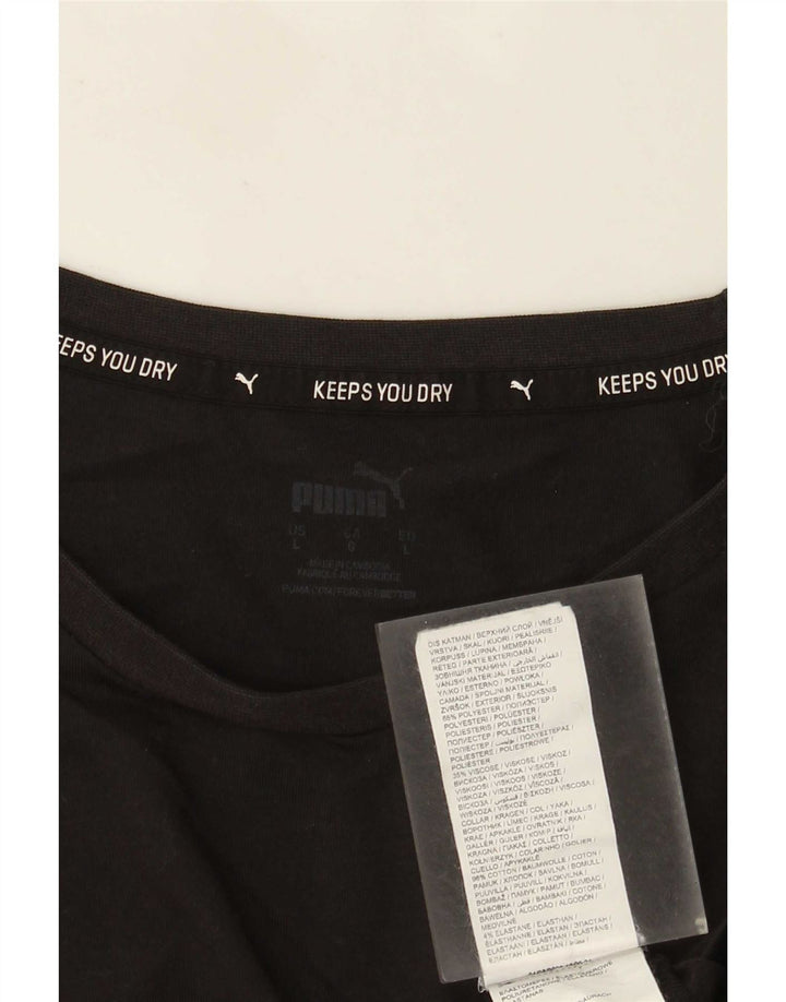 Tricou pentru bărbați Puma Top mare poliester negru