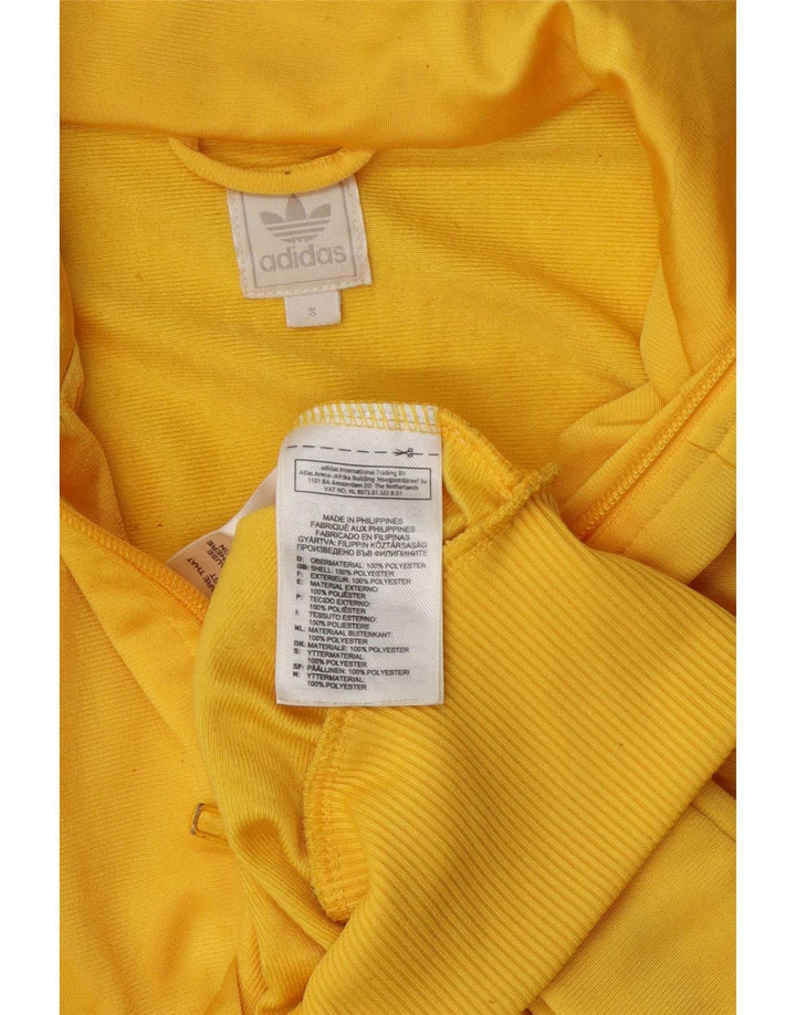 Trening pentru bărbați Adidas Loose Fit Top Jachetă din poliester galben mic