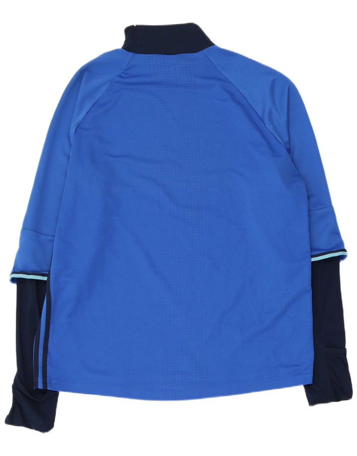 Adidas Climacool Top cu mânecă lungă, XL, albastru, poliester color bloc