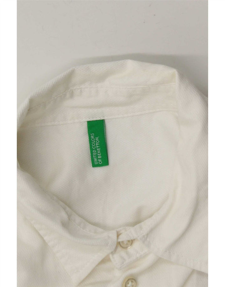 Cămașă Benetton Bărbați Mic Alb