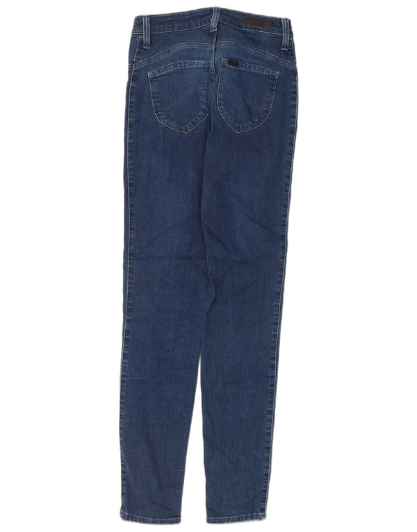 Blugi Lee pentru femei Scarlett High Skinny W28 L30 Bumbac albastru