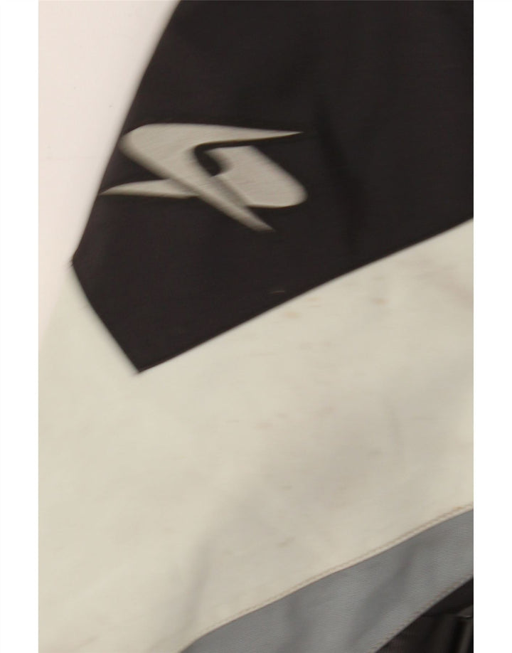 Jachetă Bomber cu grafică Spyke pentru bărbați UK 40, mare, negru, color block, motociclist