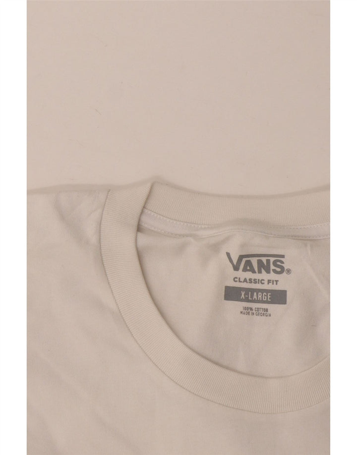 Tricou VANS Classic Fit pentru bărbați Top XL Bumbac alb