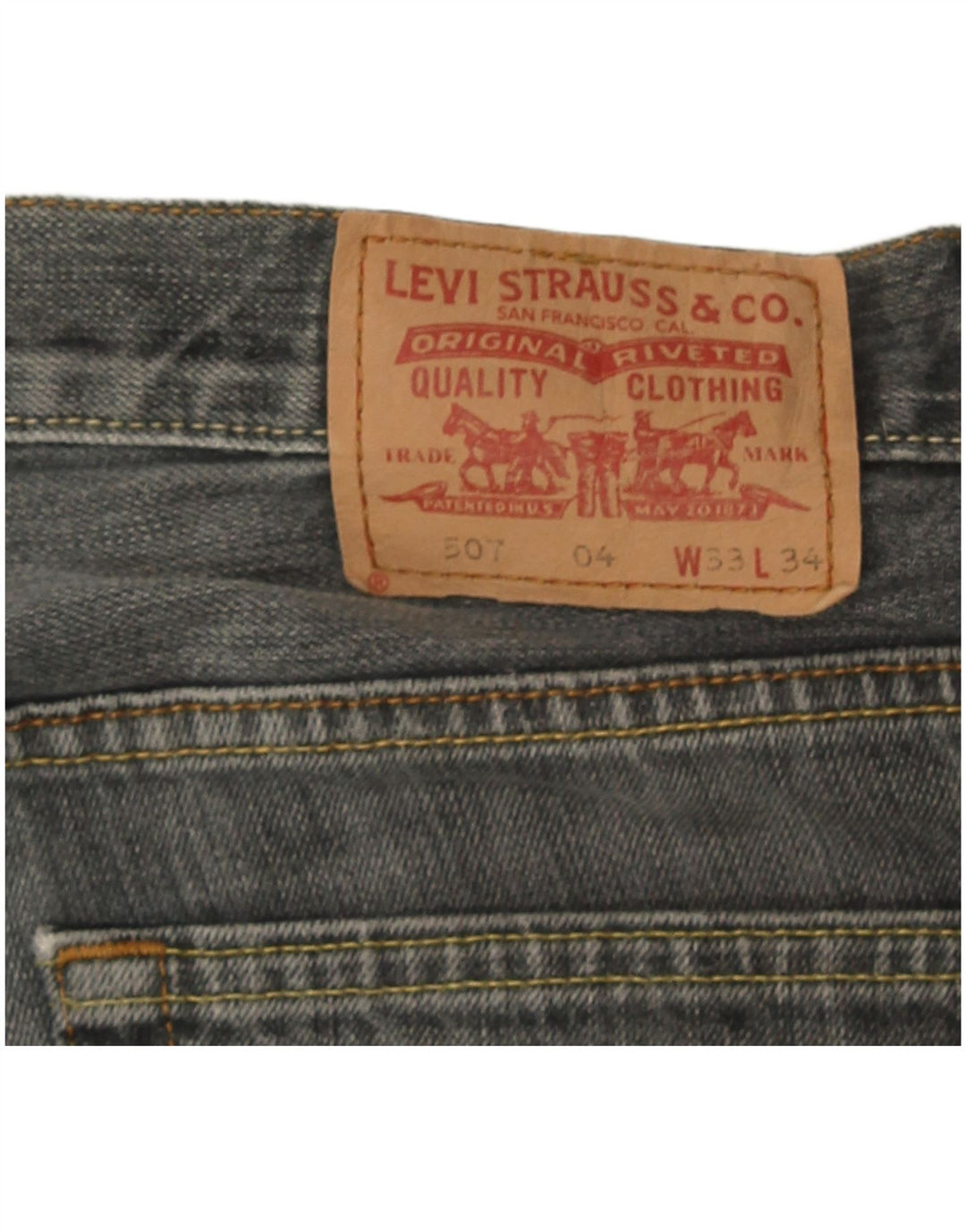 Blugi Levi's 507 Bootcut W33 L28 gri