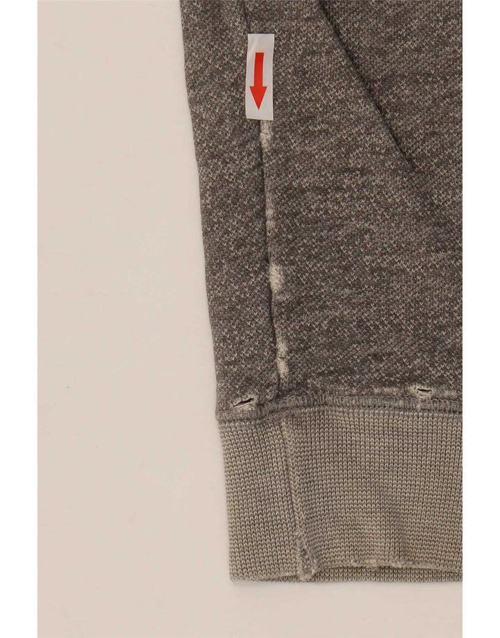 Pulover pentru femei Jack Wills UK 12, bumbac cu pete gri mediu