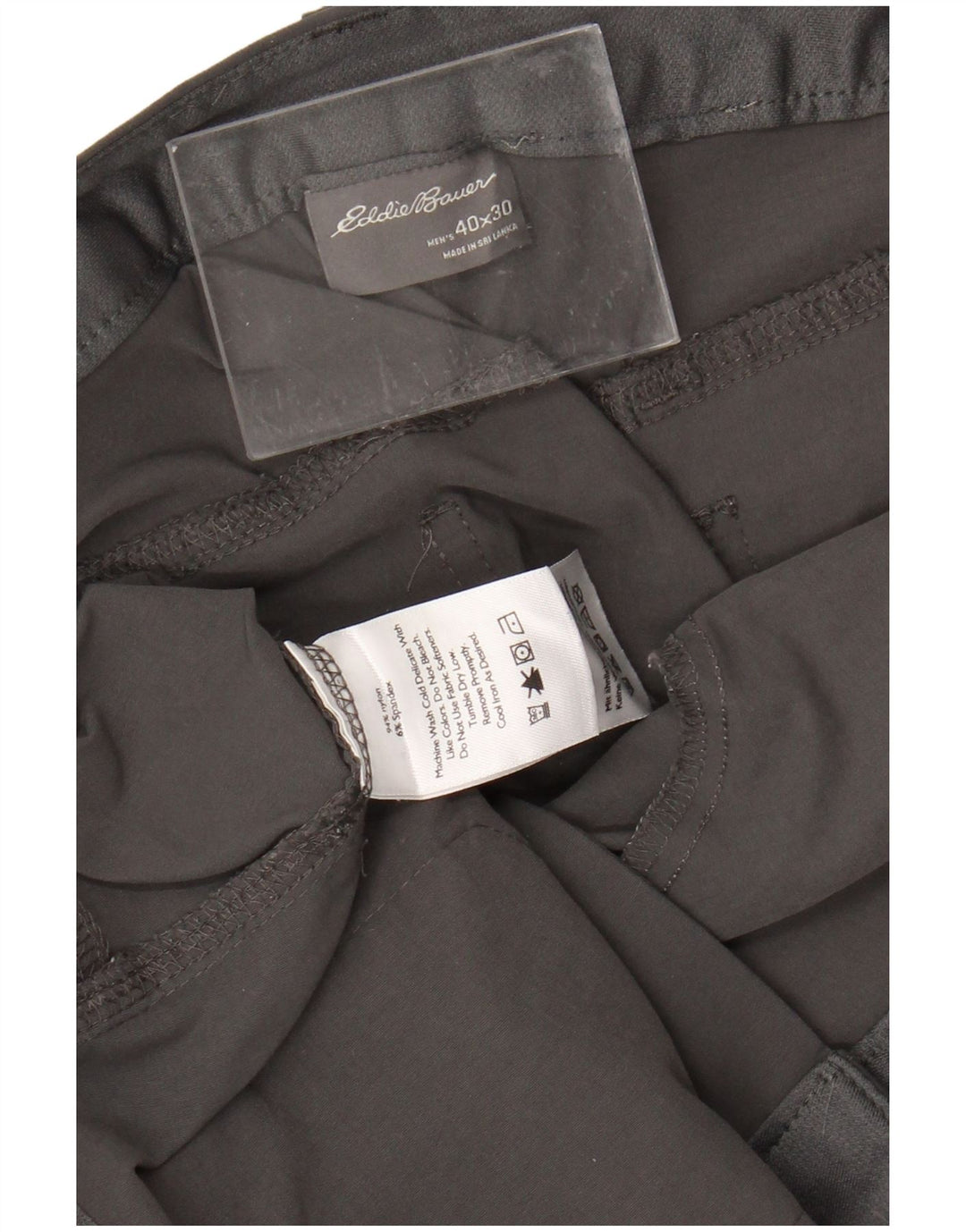 Pantaloni cargo drepti pentru bărbați EDDIE BAUER L40 L30 nailon gri
