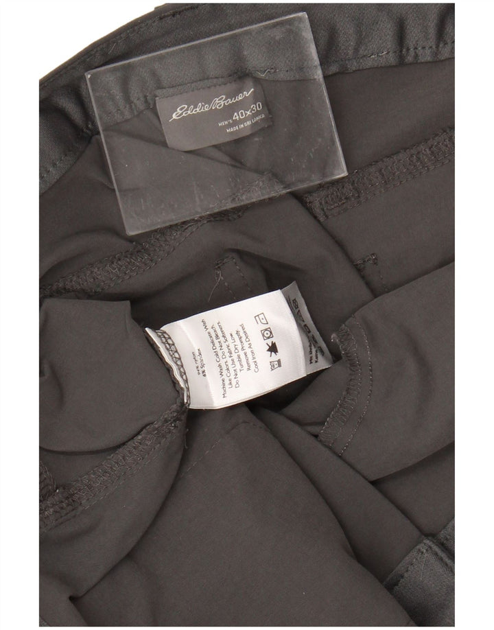 Pantaloni cargo drepti pentru bărbați EDDIE BAUER L40 L30 nailon gri