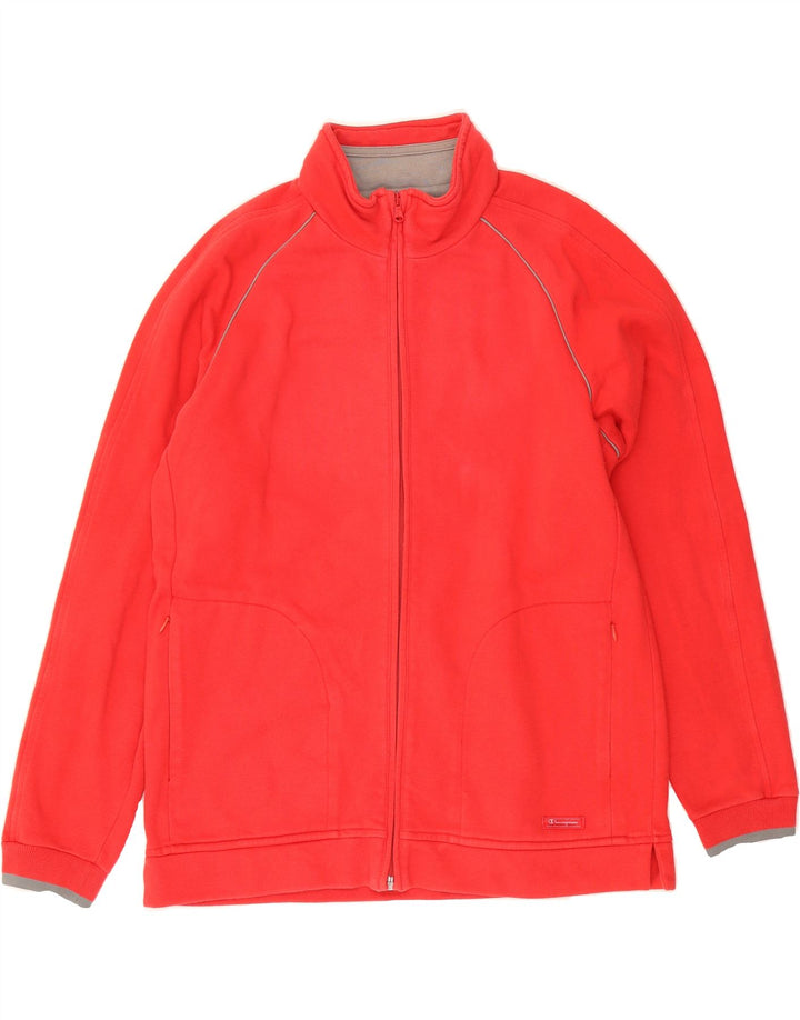 CHAMPION Mens Tracksuit Top Jacket Large Red Cotton Vintage Champion and Second-Hand Champion from Messina Hembry 