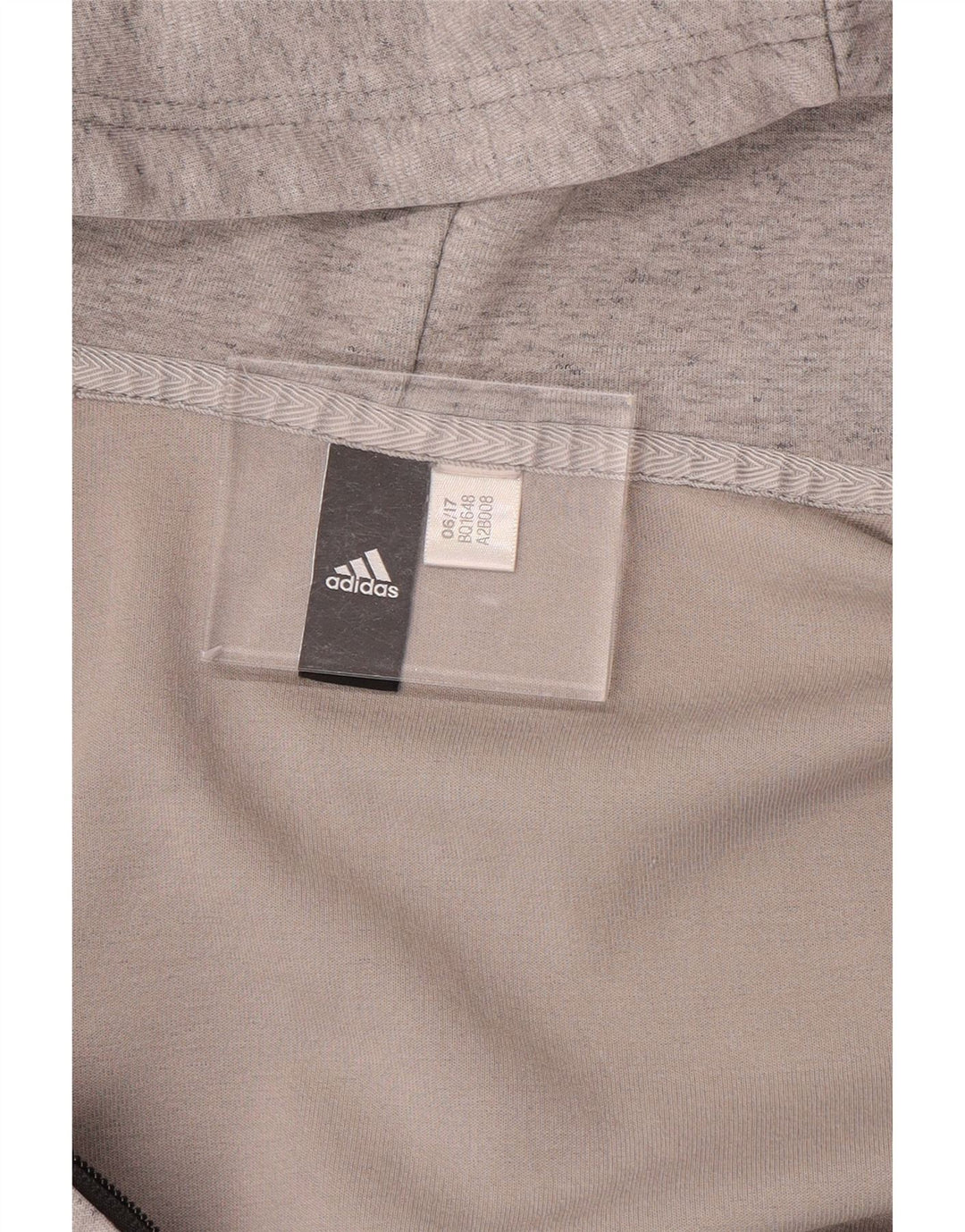 Pulover ADIDAS pentru bărbați, cu fermoar, mare, gri pete
