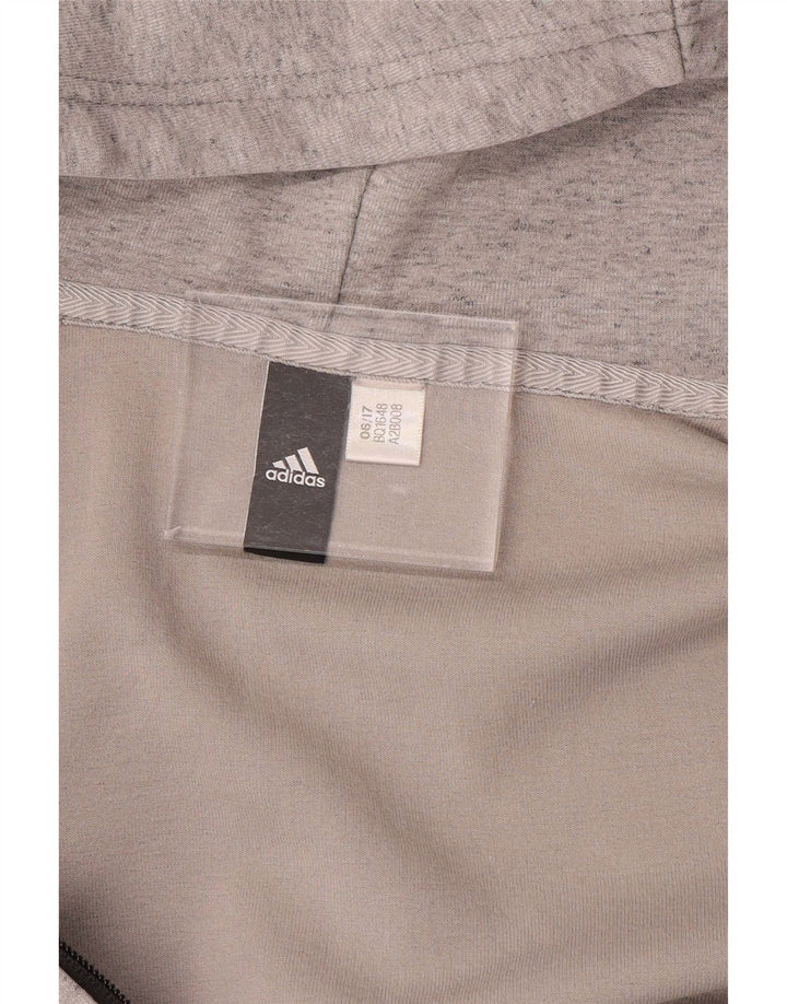 Pulover ADIDAS pentru bărbați, cu fermoar, mare, gri pete