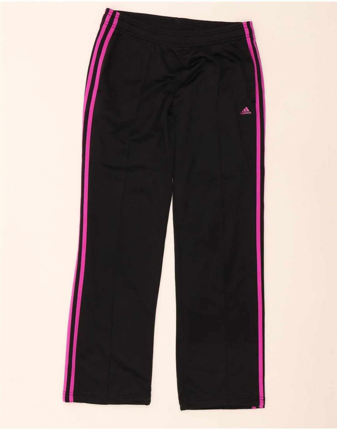 Pantaloni de trening Adidas pentru femei UK 8/10 Poliester negru mic