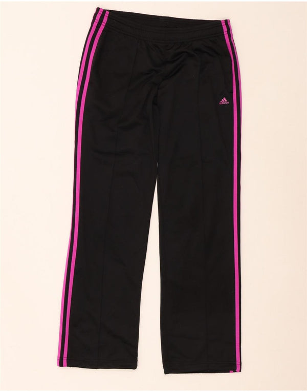 Pantaloni de trening Adidas pentru femei UK 8/10 Poliester negru mic