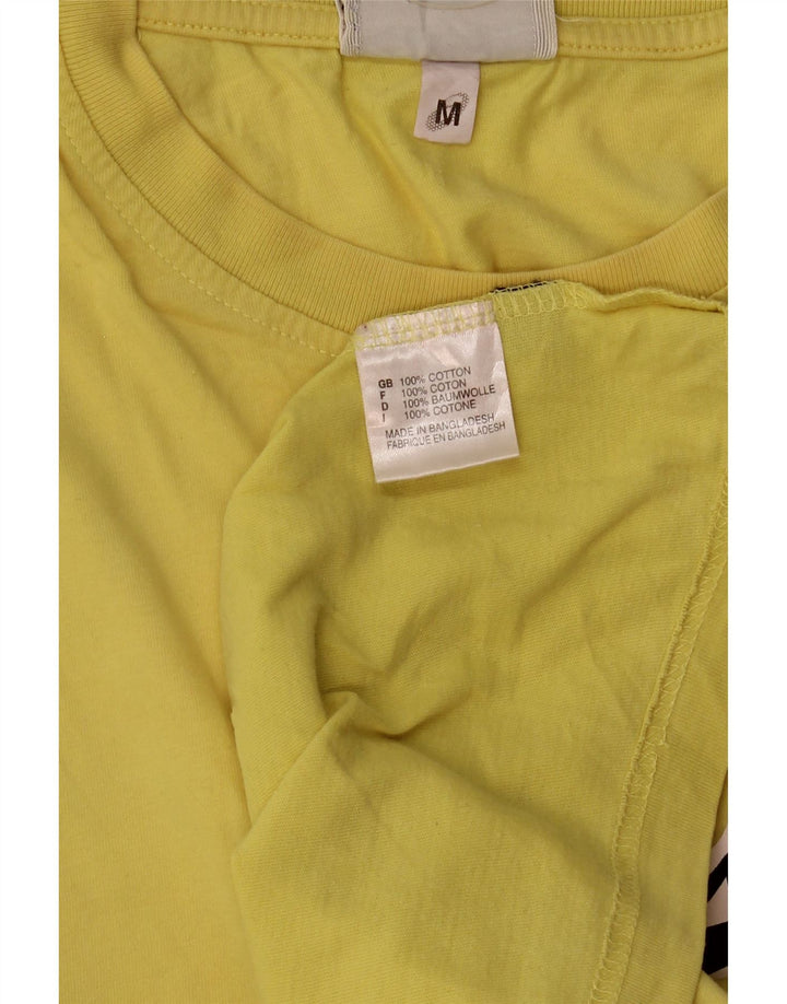 Vestă grafică ASICS pentru bărbați, bumbac galben mediu