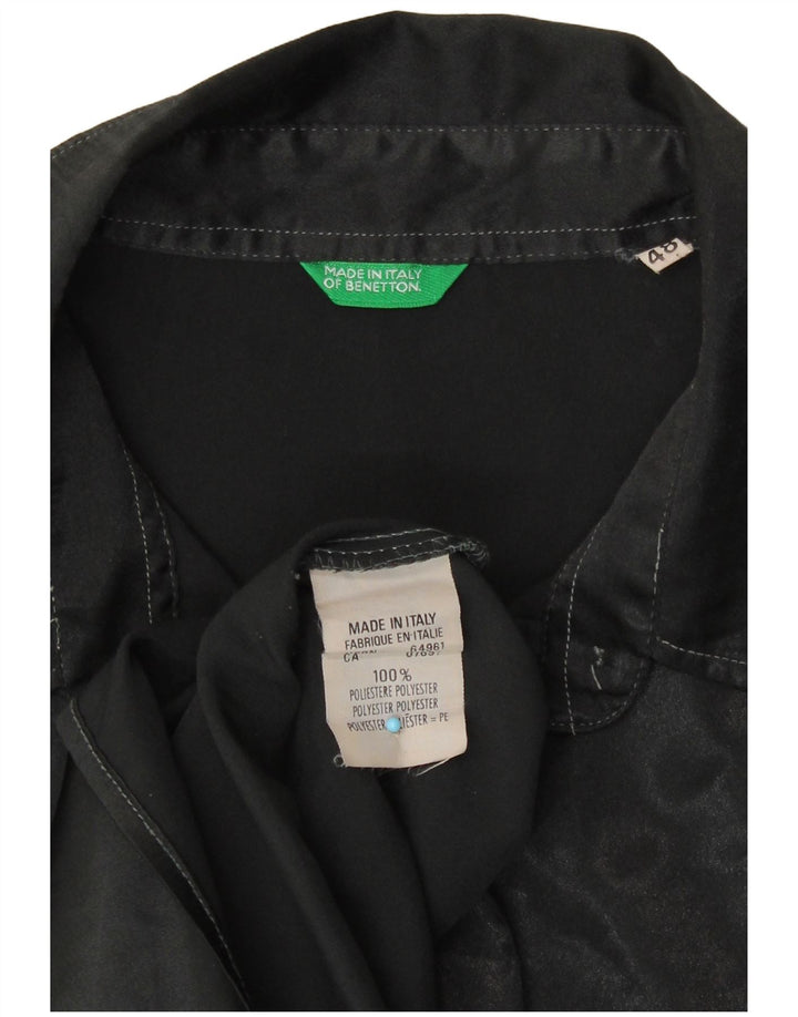 Cămașă Benetton pentru femei IT 48 XL Poliester cu imprimeu animal negru