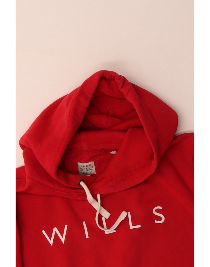 JACK WILLS Pulover grafic pentru bărbați XL bumbac roșu