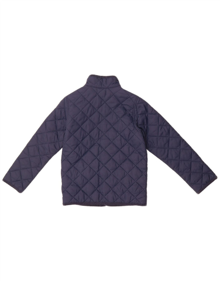 Jachetă matlasată Benetton pentru femei UK 10 Small Bleumarin