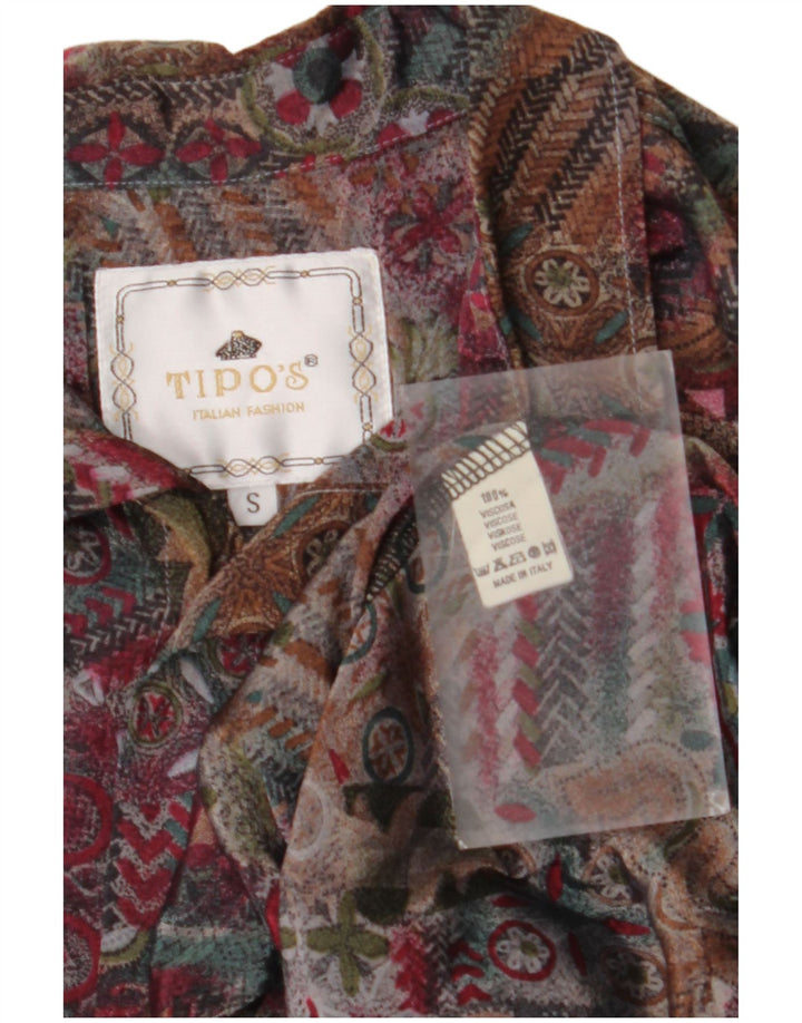 Cămașă pentru bărbați Tipo' S Loose Fit, mică, multicoloră, cu viscoză florală