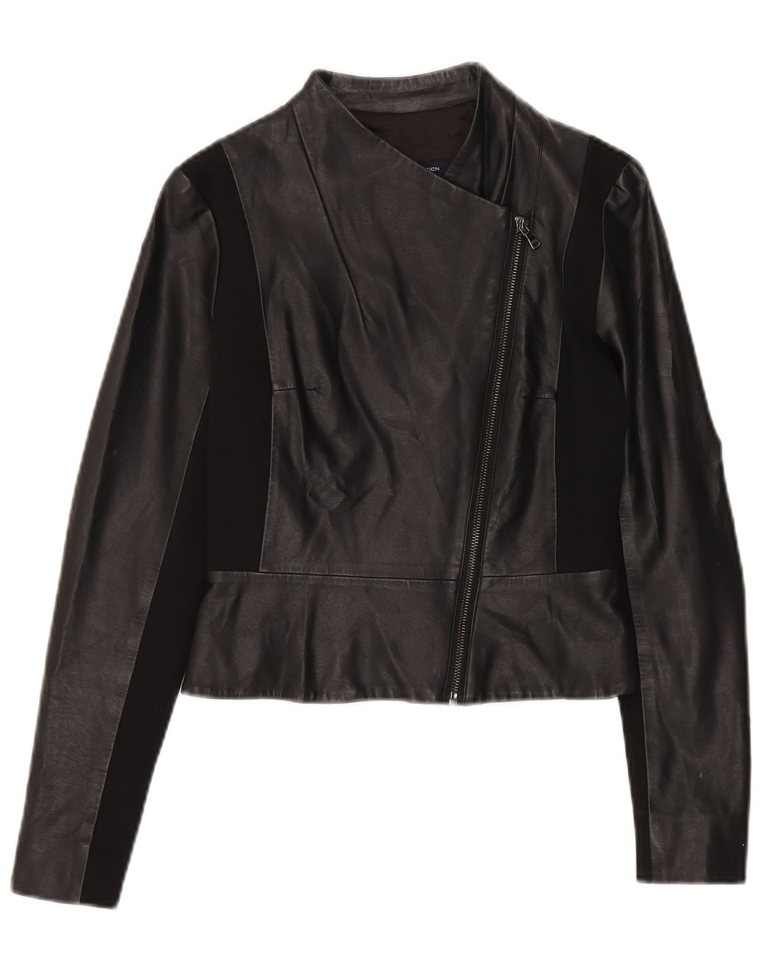 French Connection Jachetă pentru femei Crop Biker UK 6 XS Poliuretan negru