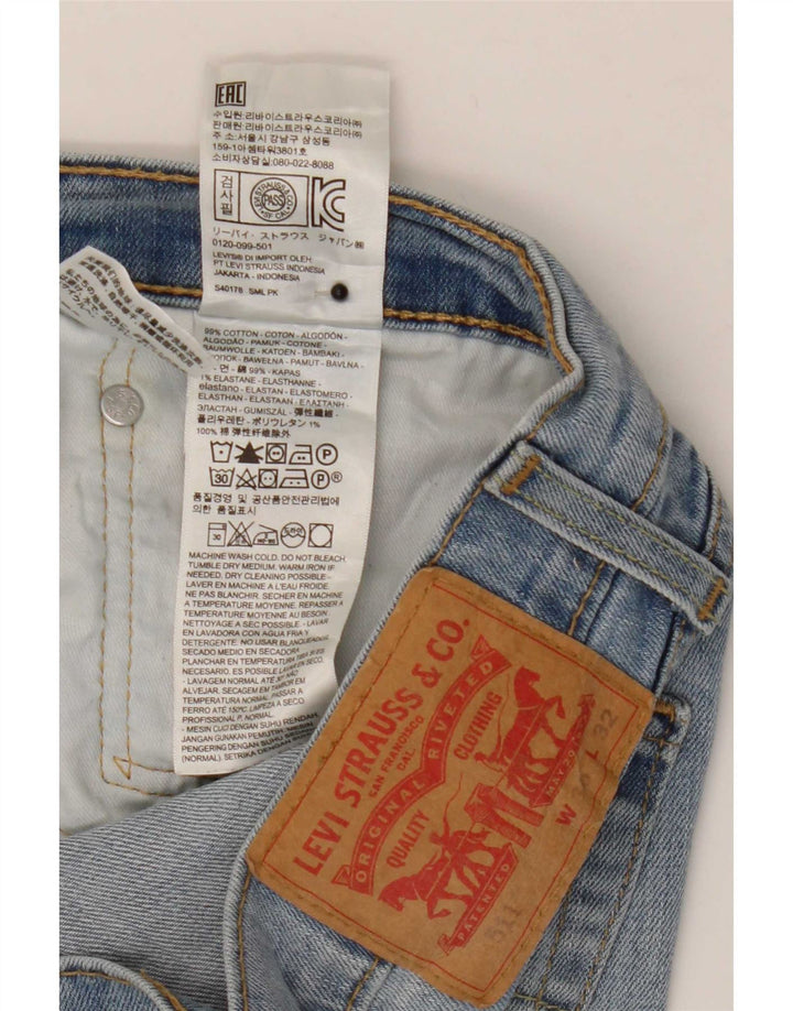 Blugi Levi's 511 Slim pentru bărbați W36 L32 Bumbac albastru
