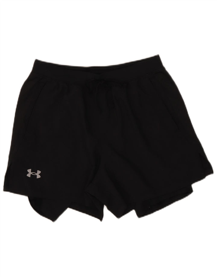 Pantaloni scurți sport Under Armour pentru femei UK 12 Medium Black