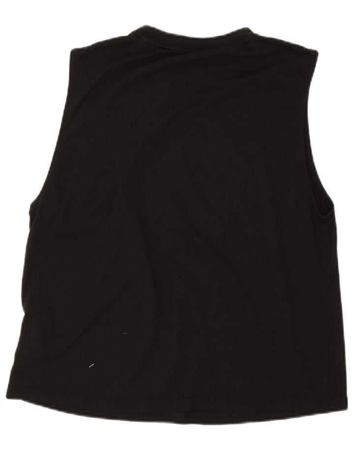 Vesta grafică pentru femei Adidas UK 14 Poliester mediu negru