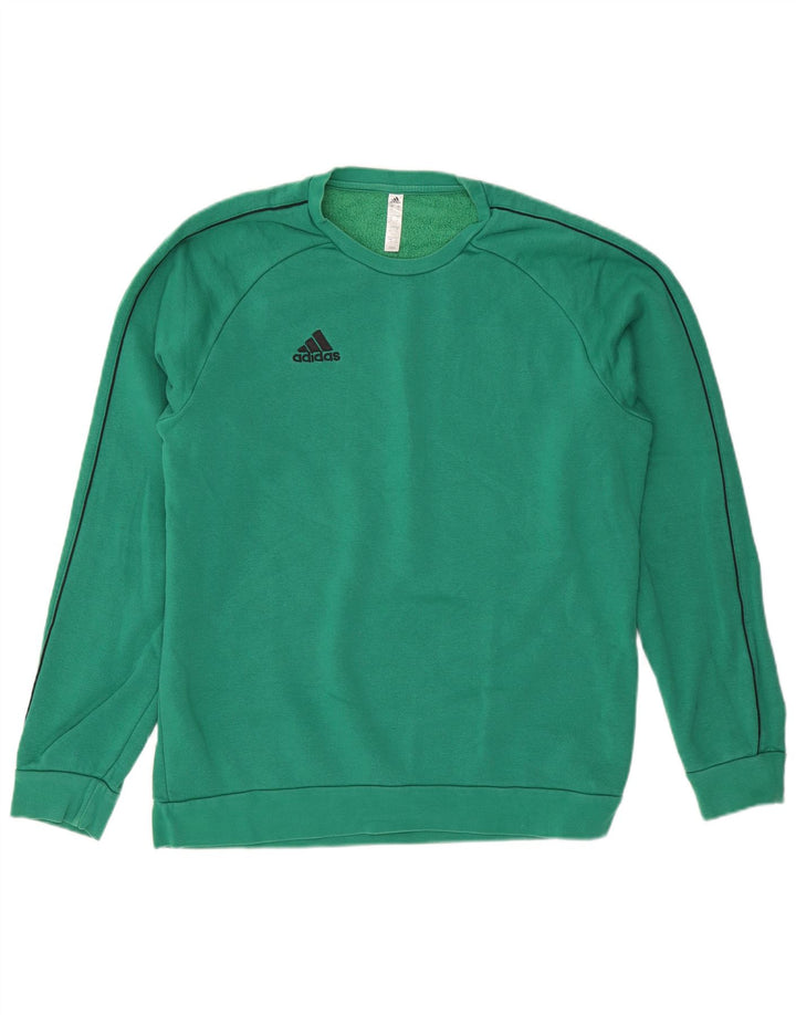 Hanorac pentru bărbați ADIDAS Jumper XL din bumbac turcoaz