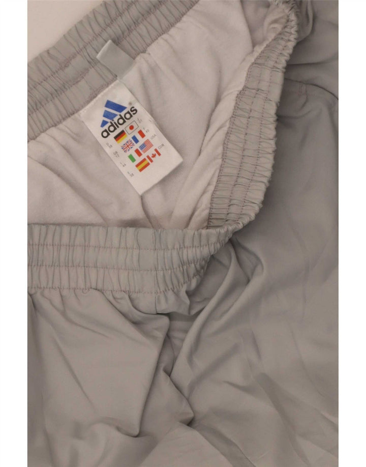 Pantaloni de trening Adidas pentru femei UK 12 Medium Gri Poliester
