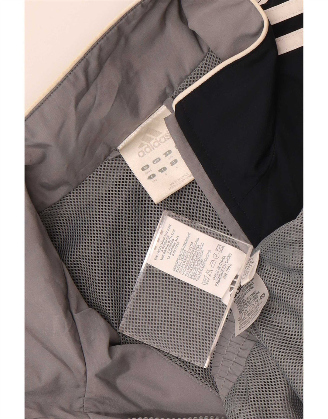 Jachetă de trening Adidas pentru bărbați Marea Britanie 38/40 Gri mediu Poliester color bloc